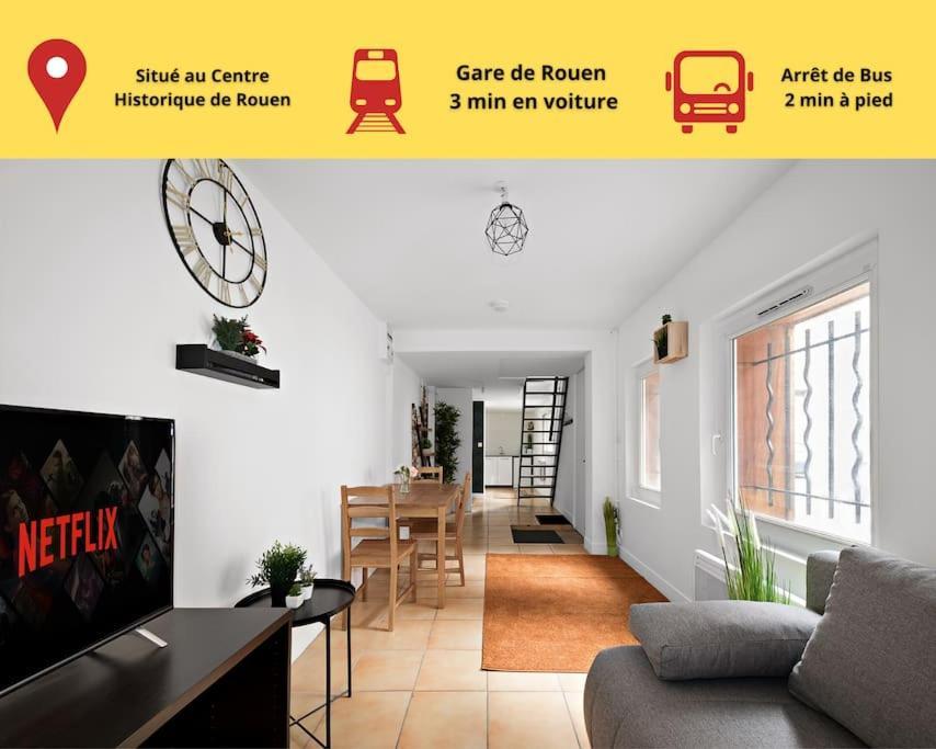 Amboise//Cosy-Centreville Rouen//Netfilx-Wifi//6Pers מראה חיצוני תמונה